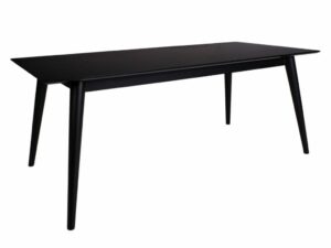 Nordic Living Černý rozkládací jídelní stůl Halden 195/285 x 90 cm Nordic Living