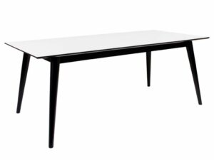 Nordic Living Bílý rozkládací jídelní stůl Halden 195/285 x 90 cm II. Nordic Living