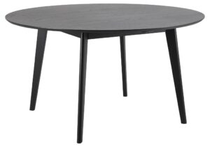 SCANDI Černý dřevěný jídelní stůl Relux 140 cm SCANDI