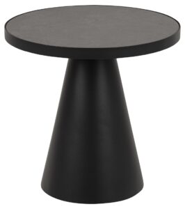 SCANDI Černý keramický konferenční stolek Sandro 45