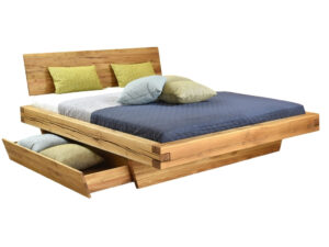 Woody Masivní dubová postel Matteo 180 x 200 cm Woody