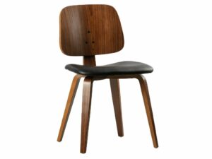 Hoorns Tmavě hnědá dřevěná jídelní židle Kieren Hoorns