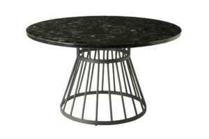 Černý kamenný konferenční stolek RGE Stone 85 cm RGE