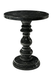 Černý kamenný odkládací stolek RGE Sackville 45 cm RGE