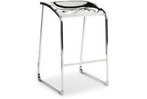 Pedrali Stříbrná kovová barová židle Arod 500 Pedrali