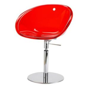 Pedrali Červená plastová otočná židle Gliss 951 Pedrali