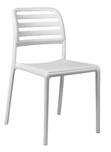SitBe Bílá plastová zahradní židle Beno SitBe
