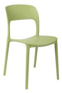 Culty Zelená plastová jídelní židle Lexi Culty