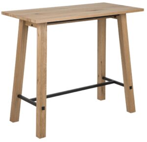 SCANDI Přírodní dubový barový stůl Kiruna 120 cm SCANDI