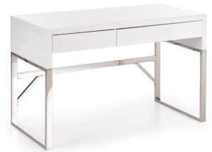 OfficeLab Bílý designový kancelářský stůl Lux 120x60 cm OfficeLab