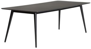 DAN-FORM Černý dřevěný jídelní stůl DanForm Pheno 220x100 cm DAN-FORM
