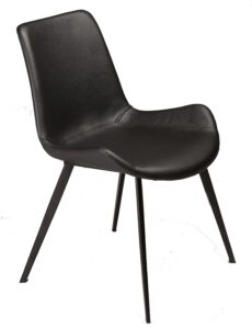DAN-FORM Černá koženková židle DanForm Hype DAN-FORM