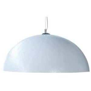 Moebel Living Bílostříbrné závěsné světlo Dome 70 cm Moebel Living