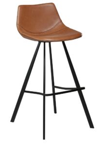 DAN-FORM Světle hnědá koženková barová židle DanForm Pitch DAN-FORM