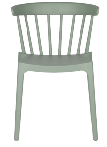 Hoorns Světle zelená plastová jídelní židle Marbel Hoorns