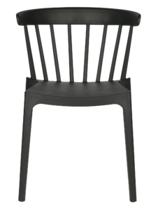 Hoorns Černá plastová jídelní židle Marbel Hoorns