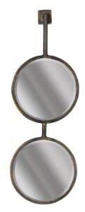 Hoorns Kovové závěsné zrcadlo Merigue 58 cm Hoorns