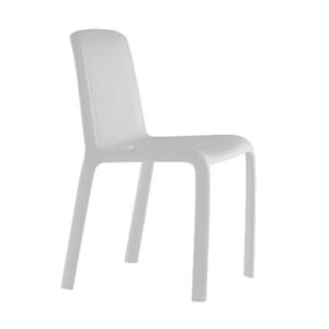 Pedrali Bílá plastová jídelní židle SNOW 300 Pedrali