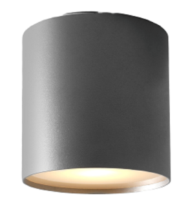 Nordic Design Stříbrné kovové bodové světlo U-M Nordic Design