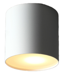 Nordic Design Bílé kovové bodové světlo U-M Nordic Design