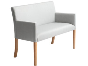 Nordic Design Světle šedá látková jídelní lavice Wilson 110 cm Nordic Design