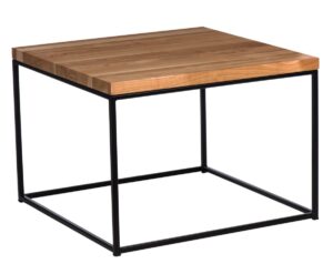 Culty Třešňový konferenční stolek Crate 60x60 s černou podnoží Culty