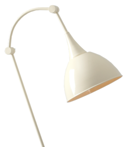 Nordic Design Krémová kovová stojací lampa Eby Nordic Design