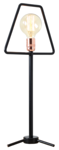 Nordic Design Černá kovová stolní lampa Jolita Nordic Design