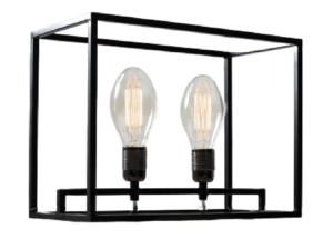Nordic Design Černá kovová stolní lampa Weric Nordic Design