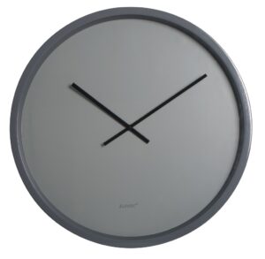 Nástěnné šedé minimalistické hodiny ZUIVER BANDIT Zuiver