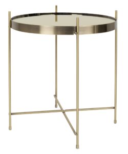 Zlatý kulatý odkládací stolek ZUIVER CUPID 43 cm Zuiver