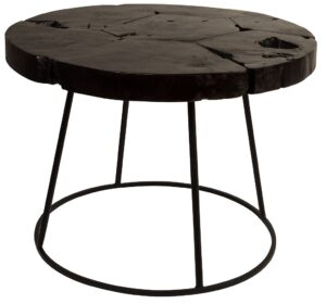 Černý konferenční stolek DUTCHBONE Kraton 60 cm Dutchbone