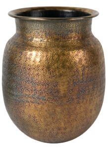 Zlatá váza DUTCHBONE Baha O 24 cm Dutchbone