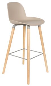 Béžová plastová barová židle ZUIVER ALBERT KUIP 75 cm Zuiver