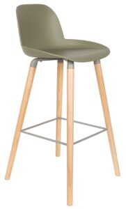 Zelená barová židle ZUIVER ALBERT KUIP 75 cm Zuiver