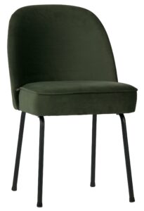 Hoorns Zelená sametová židle Tergi Hoorns