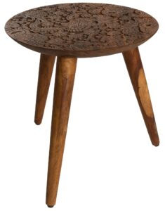 Hnědý odkládací stolek DUTCHBONE BY Hand M O 35 cm Dutchbone