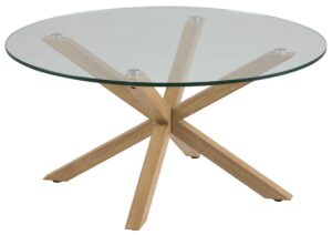 SCANDI Skleněný konferenční stolek Skyline 82 cm SCANDI