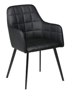 DAN-FORM Černá koženková židle DanForm Embrace DAN-FORM