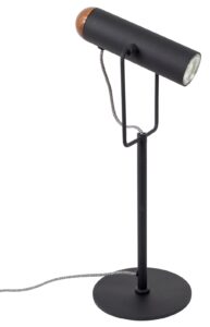 Černá kovová stolní lampa ZUIVER MARLON Zuiver