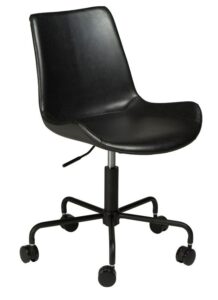 DAN-FORM Černá koženková kancelářská židle DanForm Hype DAN-FORM