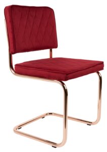 Červená jídelní židle ZUIVER DIAMOND Zuiver
