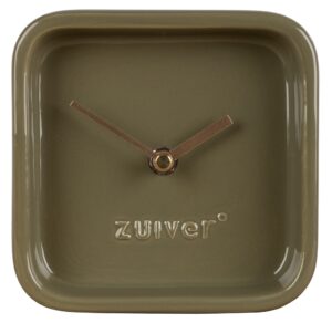 Zelené keramické stolní hodiny ZUIVER CUTE Zuiver