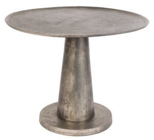 Stříbrný konferenční stolek DUTCHBONE Brute O 63 cm Dutchbone