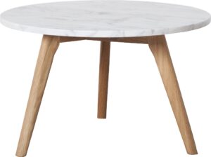 Bílý mramorový konferenční stolek ZUIVER WHITE STONE 50 cm Zuiver