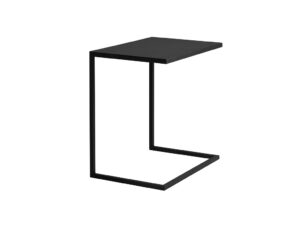 Nordic Design Černý kovový odkládací stolek Volme 60 cm Nordic Design