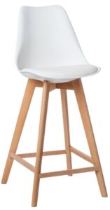 Culty Bílá plastová barová židle Eyva 115 cm Culty