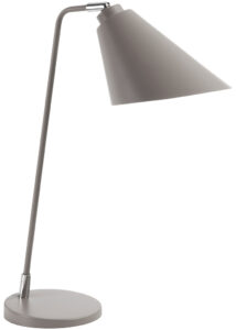 Šedá kovová stolní lampa LaForma Priti LaForma