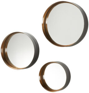 Set závěsných kulatých zrcadel LaForma Wilson LaForma