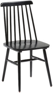 Černá dřevěná jídelní židle LaForma Kristie LaForma